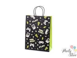 Подаръчна торбичка Плейстейшън, 10x24x32 см, микс