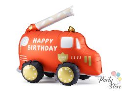 Фолиев балон "Пожарна кола", микс, 67x53 см