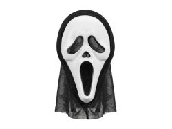 Маска Хелоуин с качулка, 18x31 см, микс
