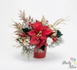 Коледна декорация "Златна коледна магия"