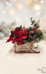 Коледна декорация "Пухкава шейна"