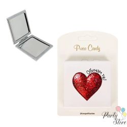 Джобно огледало "Обичам те!"