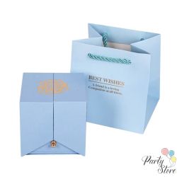 Елегантна кутия за бижута  с чекмедже, сапунена роза под ПВЦ купол и подаръчна торбичка.