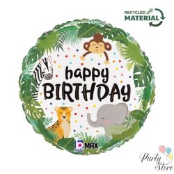 Балон „Happy Birthday-джунгла“ 18′ -1бр. в оп.
