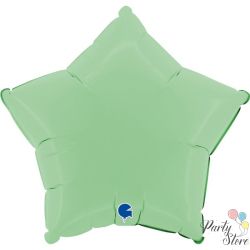 Балон „ Звезда “ 18′ цвят: мента мат-1бр.