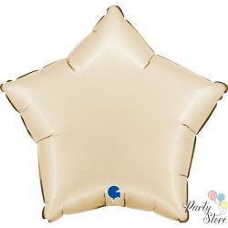Балон „ Звезда “ 18′ цвят: крем сатен-1бр.
