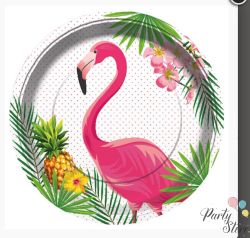 Хартиени чинии Фламинго
