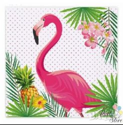 Салфеки 2 пласта Фламинго