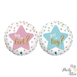 Фолиев балон Boy or Girl 46 см