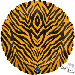 Фолиев балон кръг тигър 46 см 