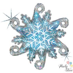 Фолиев балон снежинка 97 см 3D