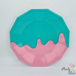 Xартиена чиния сладолед 9" (1 пкт. / 8 бр.)