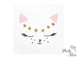 Салфетки Коте 33х33см  (1 пкт. / 20 бр.)