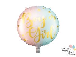 Фолиев балон Момче или Момиче 35см микс
