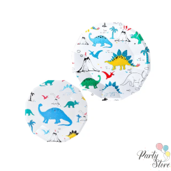 Xартиена чиния динозавър 9" (1 пакет / 8 бр.) | PartyStore.bg"