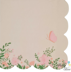 Салфетка цветна пеперуда 25см (1 пкт. / 10 бр.)