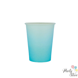 Xартиена чаша синя 9OZ (1 пкт. / 8 бр.)