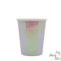 Хартиена чаша 3D розова (1 пкт. / 8 бр.)