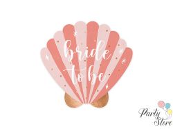 Салфетки Seashell Bride to be, розови, 13.5x13 см (1 пкт. / 20 бр.)