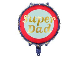 Фолиев балон Super Dad 45см микс