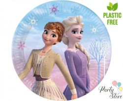 Xартиена чиния Замръзналото кралство 19см (1 пкт. / 8 бр.)