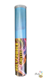 Конфети с цветен син прах