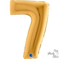 Фолиев балон цифра ''7' 102 см злато