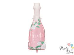 Фолиев балон бутилка Bride to be, 49,5х108,5 см, микс