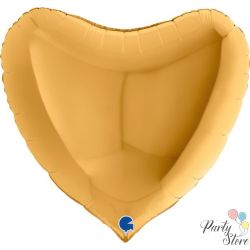 Балон „Сърце“ 18′ цвят: злато
