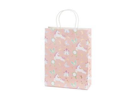 Подаръчна торбичка Еднорози, 24 x 10 x 32 см, микс