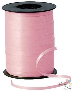 Лента за балони – розова, 0.5 см x 457 м