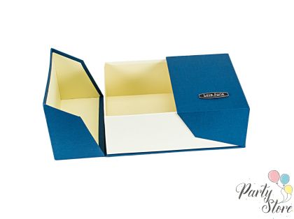 Подаръчна кутия синя- LOVE PARIS