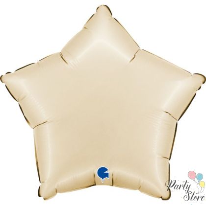 Балон „ Звезда “ 18′ цвят: крем сатен-1бр.