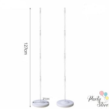 Стойка за колона от балони с пълнеща се основа – 127 см (1 бр.)