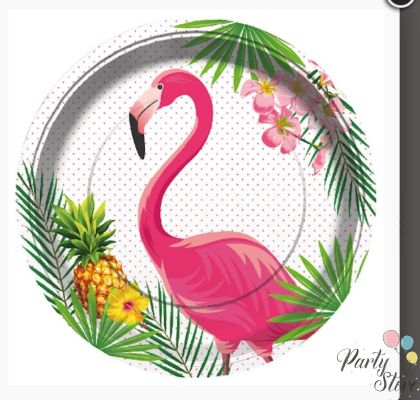 Хартиени чинии Фламинго