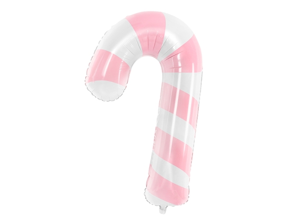 Фолиев балон Candy cane 50x82 см розов