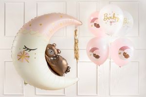 Балони 30 см, Бебе момиче, микс (1 пкт. / 50 бр.)