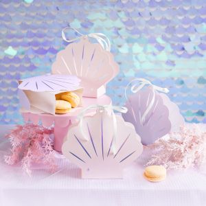 Кутии Морска раковина, микс, 16x17.5x5.5 см (1 пкт. / 4 бр.)