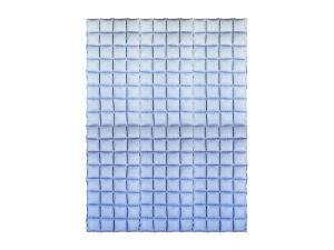 Завеса от фолио балони, синьо омбре 72x143 см