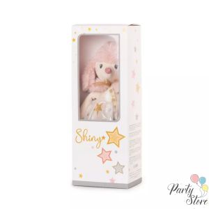 Плюшено кученце с рокля „Shiny“ – луксозен подарък за момиченце, 28 см