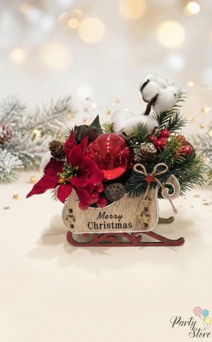 Коледна декорация "Пухкава шейна"