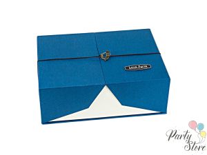 Подаръчна кутия синя- LOVE PARIS