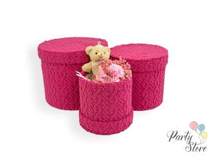 Подаръчна луксозна кутия Cotton Blend, Магента M 1бр