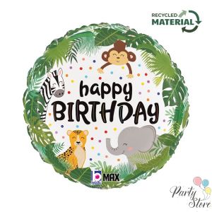 Балон „Happy Birthday-джунгла“ 18′ -1бр. в оп.