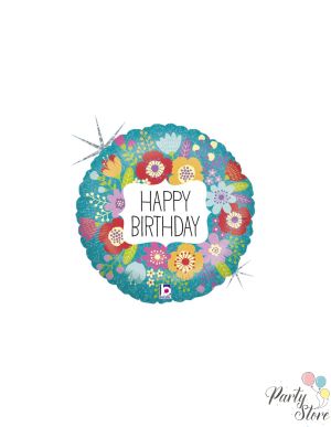 Балон „Beautiful Birthday“ 18′ 35 см