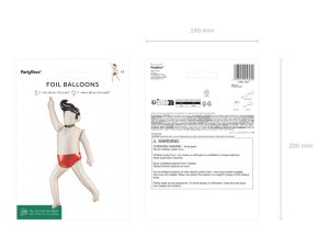 Фолиев балон Момче, 64,5x159 см, микс