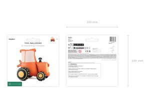 Стоящ фолиев балон Трактор, 72x63.5 см, микс