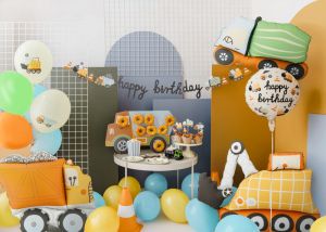 Фолиев балон Багер, 93x68 см, микс