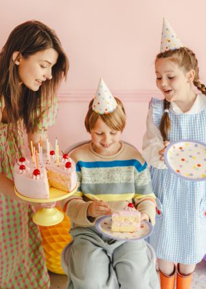 Поставка за бонбони, 24-14,5 см, светло синьо