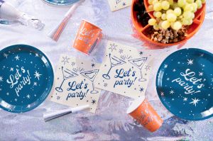 Салфетки Let's party!, 33x33 см, бежови (1 пкт. / 20 бр.)
